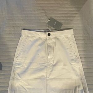 Everlane White Midi Pencil Skirt Casual Resort Wear